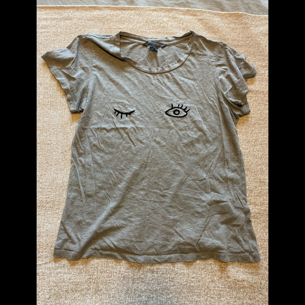 French connection graphic tee wink t shirt